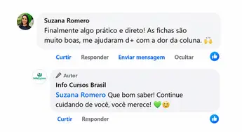 Captura de tela de depoimento de cliente